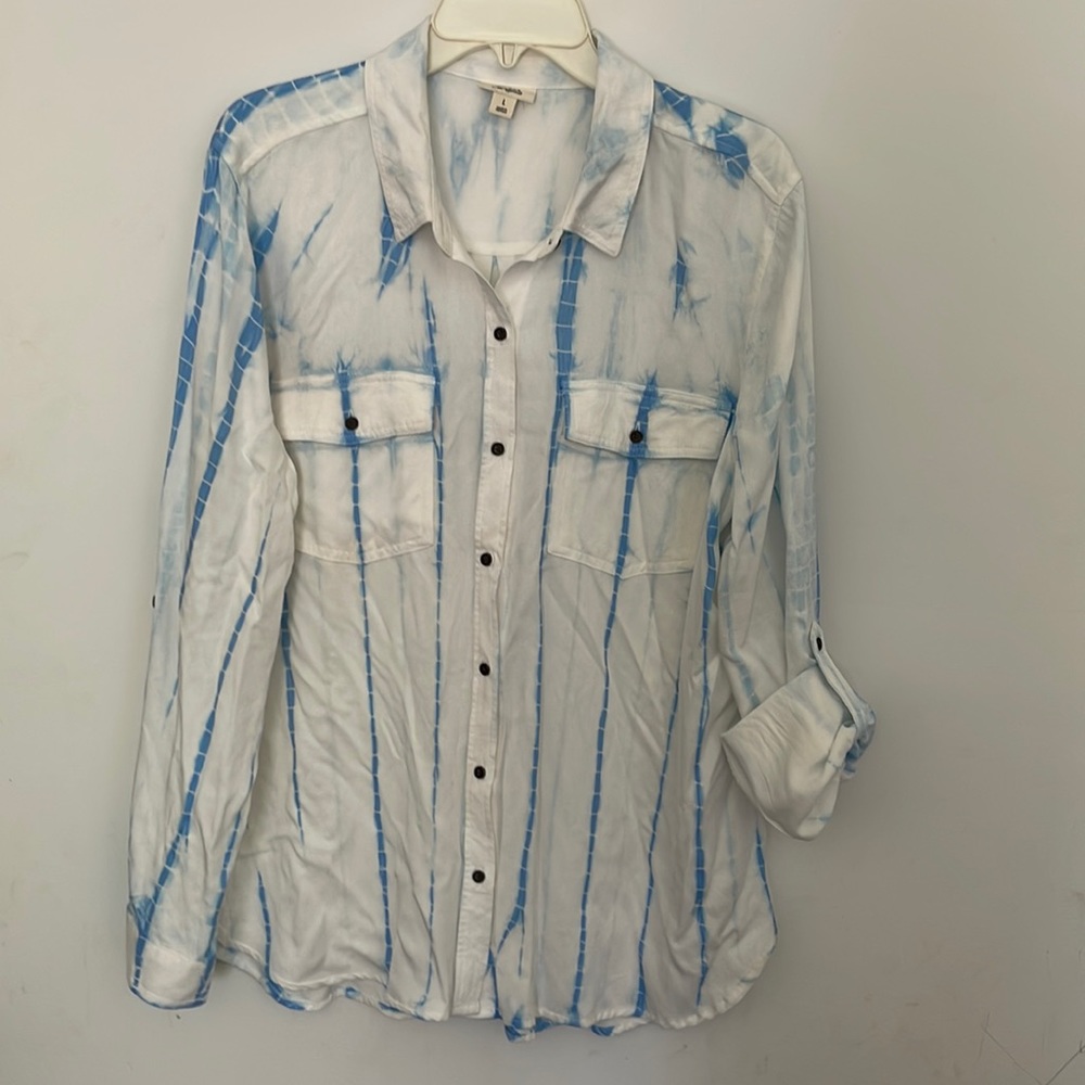 Womens a.n.a. Size Large button down top